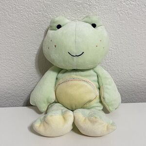 Carter's Just One Year Green Frog Plush Stuffed Animal Lovey Lovie